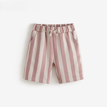 MyKids-USA® Baby Kids Casual Style Striped Shorts