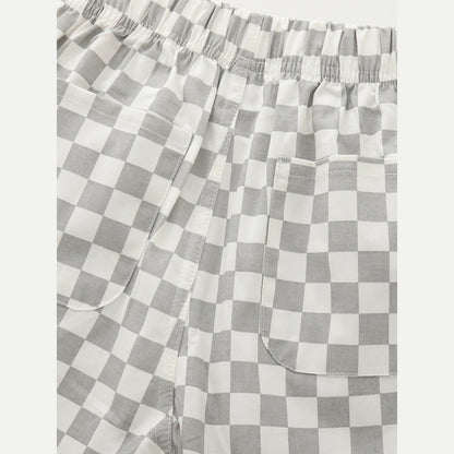 MyKids-USA® Baby Kids Casual Style Plaid Shorts