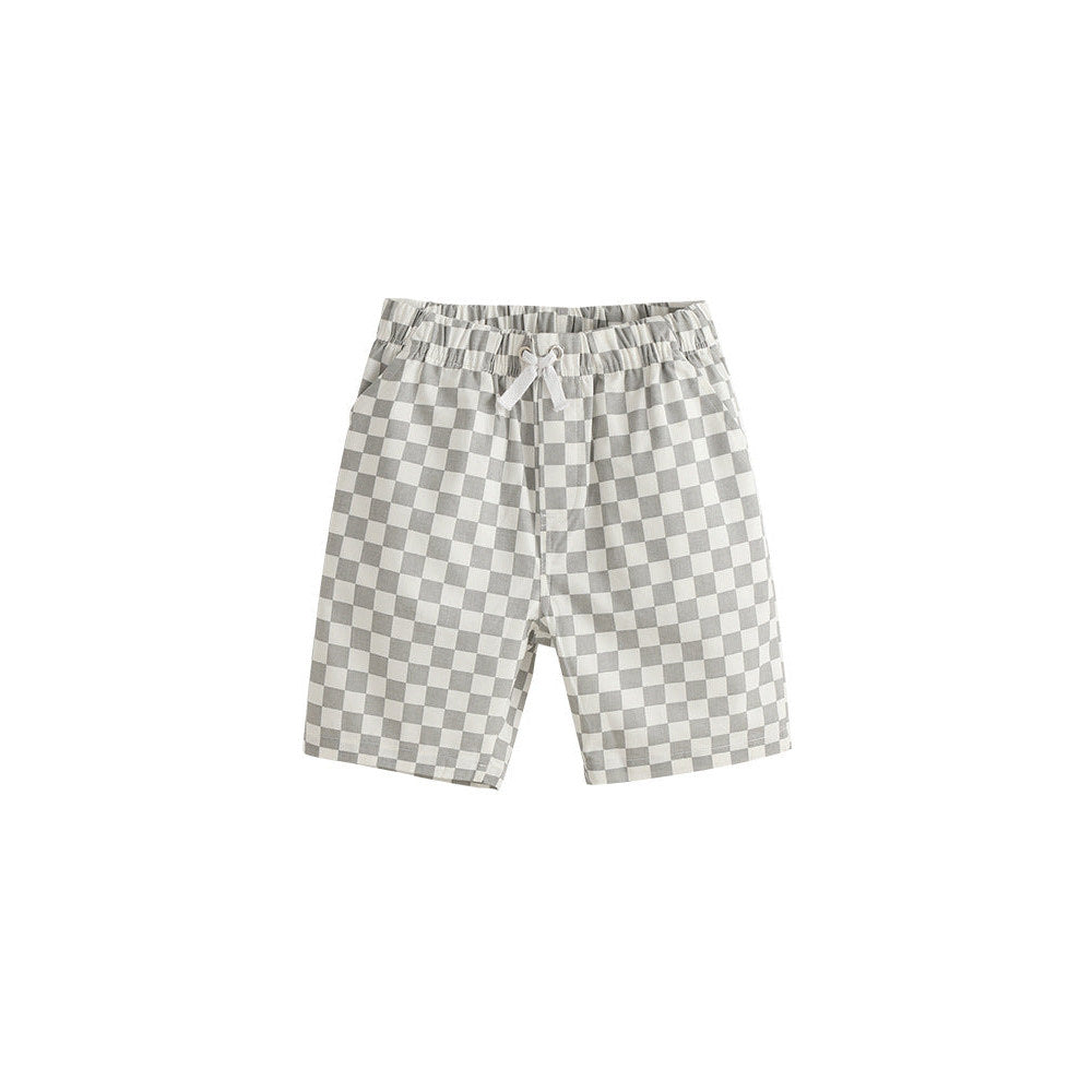 MyKids-USA® Baby Kids Casual Style Plaid Shorts