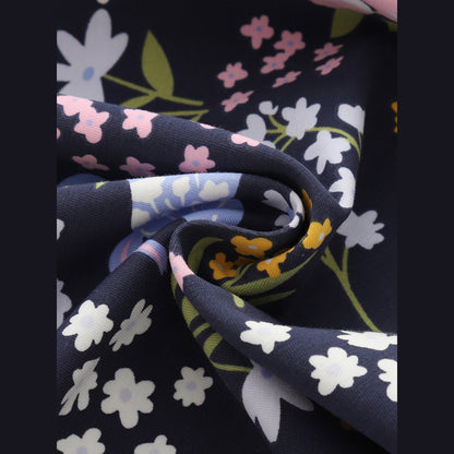 MyKids-USA® Baby Kids Girls Short Sleeves Flowers and Cartoon Pattern Dress