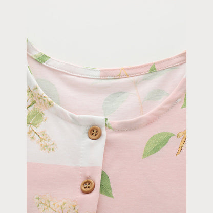 MyKids-USA® Baby Kids Girls Short Sleeves Fruits Pattern Dress