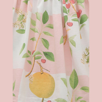 MyKids-USA® Baby Kids Girls Short Sleeves Fruits Pattern Dress