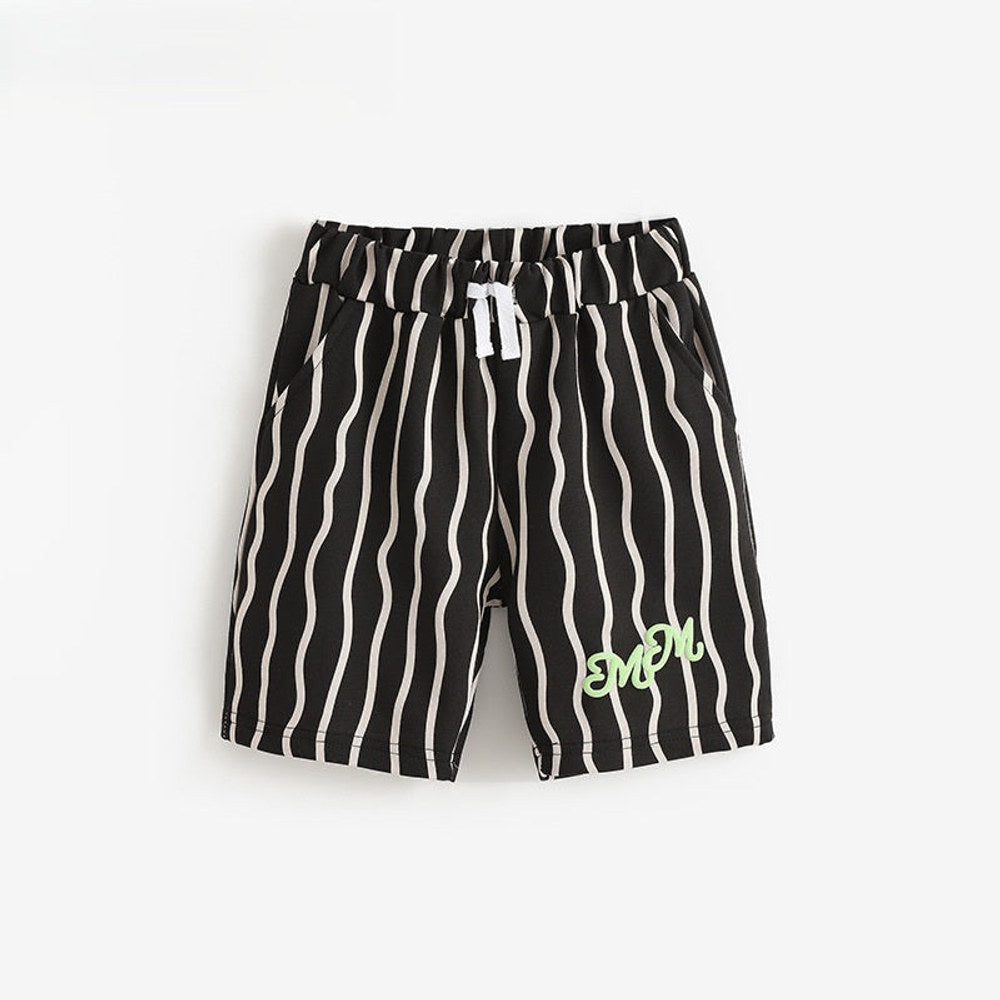 MyKids-USA® Baby Kids Casual Style Striped Pattern Shorts