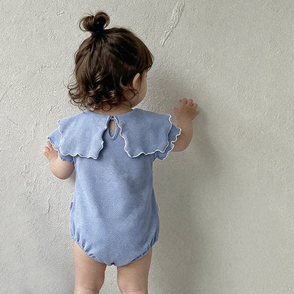 MyKids-USA® Baby Girls Short Sleeves Plain Bodysuit