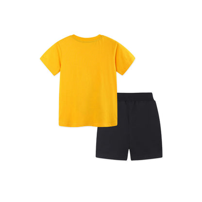MyKids-USA® Baby Kids Boys Short Sleeves Cartoon Pattern T-shirt and Shorts Clothing Set