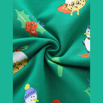 MyKids-USA® Christmas Cartoon Pattern Long Sleeves Pullover for Boys