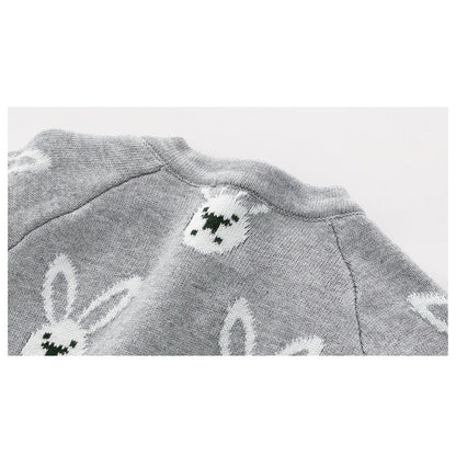 MyKids-USA® Baby Kids Long Sleeves Rabbits Cartoon Pattern Rompers