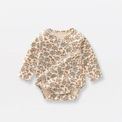 MyKids-USA® Baby Kids Long Sleeves Teddy Bear Pattern Casual Bodysuit