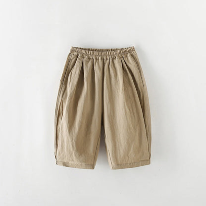 MyKids-USA® Kids Solid Color Loose Fit Casual Pants