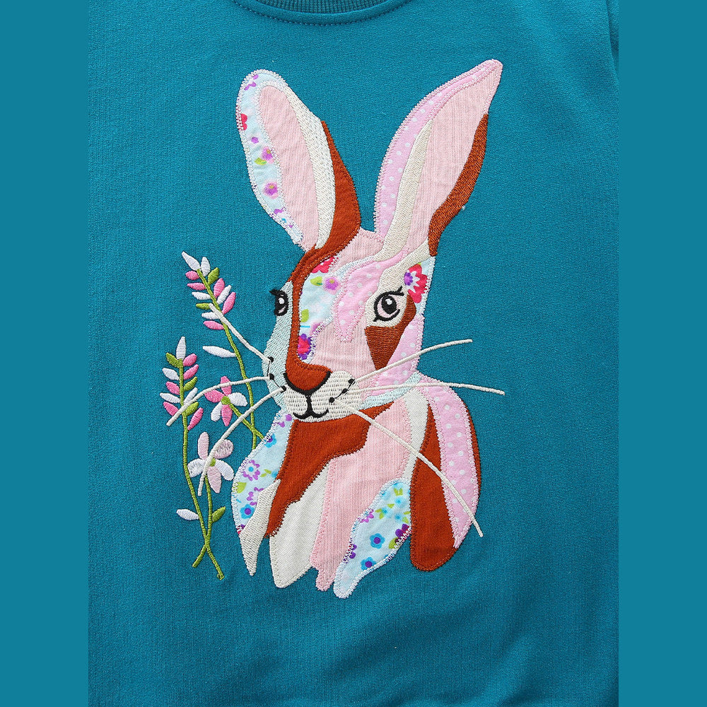 MyKids-USA® Animals Cartoon Pattern Long Sleeves Sweatshirt for Stylish Girls