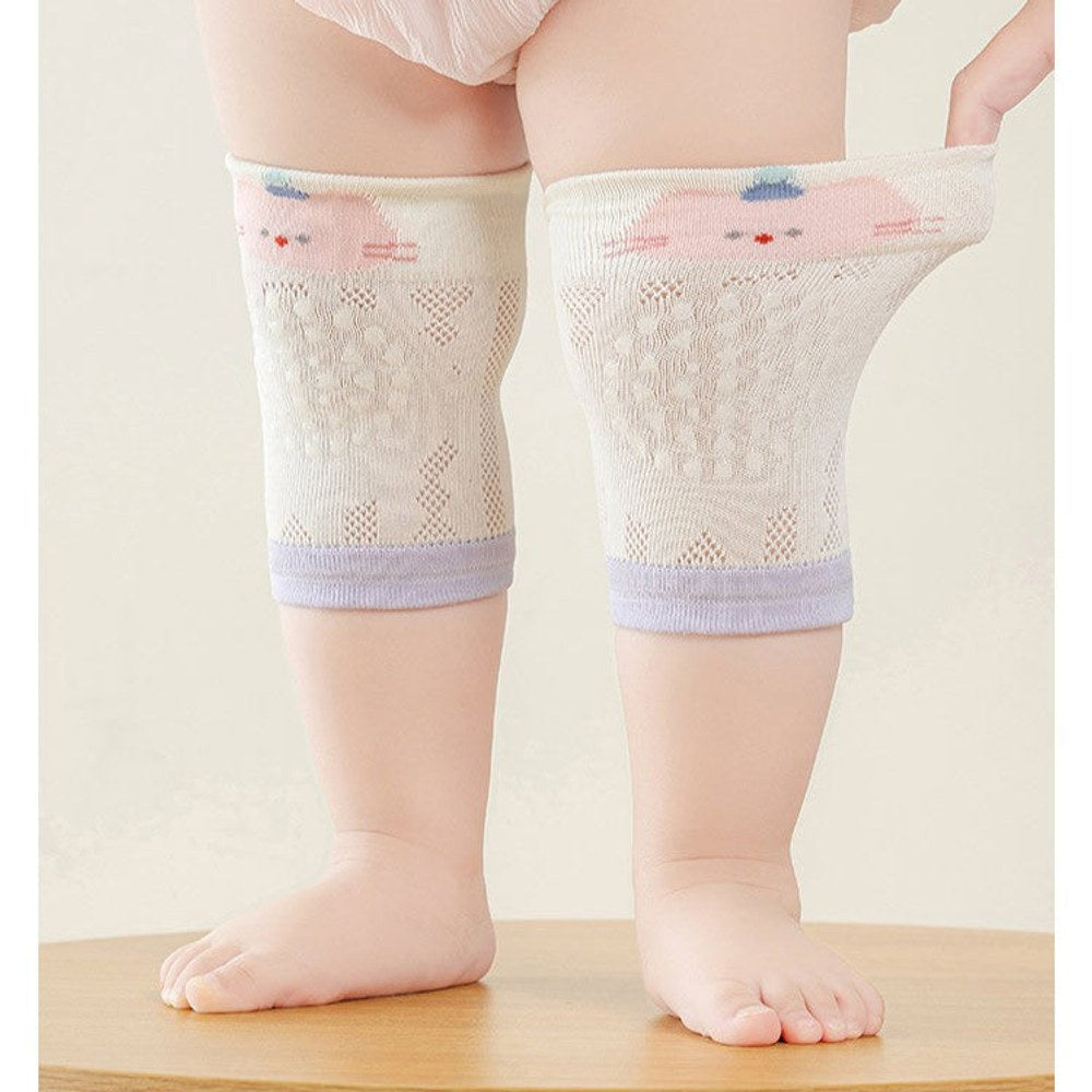 MyKids-USA® Baby Boys and Girls Breathable Cartoon Knee Sleeves Set