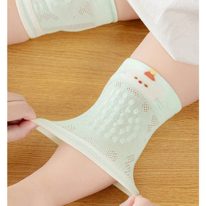 MyKids-USA® Baby Boys and Girls Breathable Cartoon Knee Sleeves Set