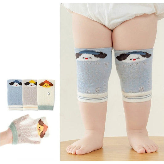 MyKids-USA® Baby Boys and Girls Breathable Cartoon Knee Sleeves Set
