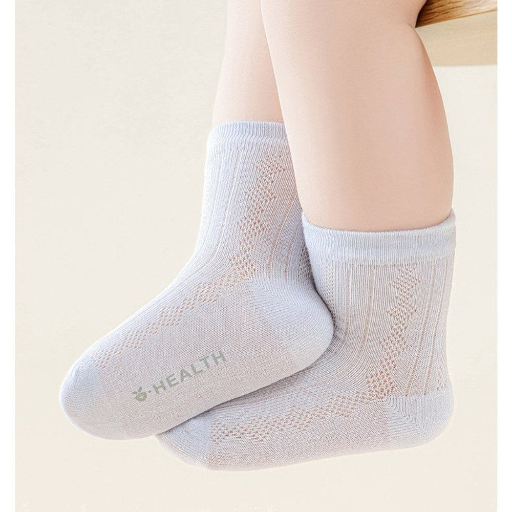 MyKids-USA® Baby Kids Boys and Girls Breathable Letters and Geometric Pattern Socks Set