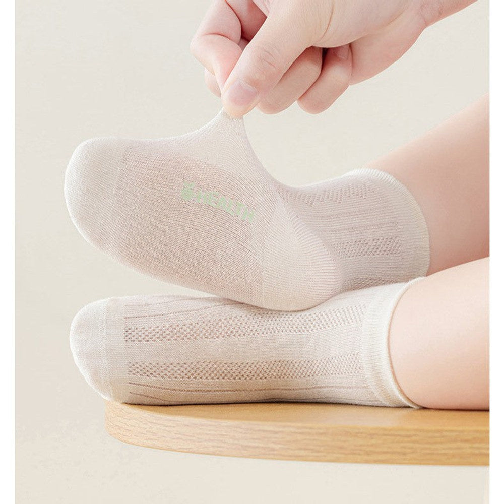 MyKids-USA® Baby Kids Boys and Girls Breathable Letters and Geometric Pattern Socks Set