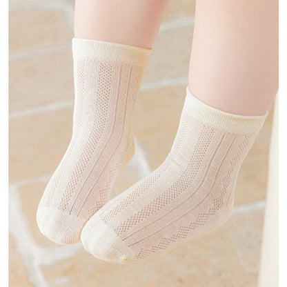 MyKids-USA® Baby Kids Boys and Girls Breathable Letters and Geometric Pattern Socks Set
