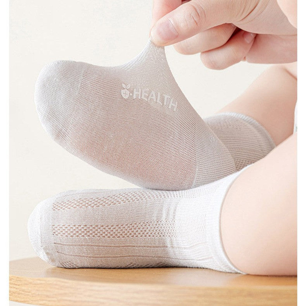 MyKids-USA® Baby Kids Boys and Girls Breathable Letters and Geometric Pattern Socks Set