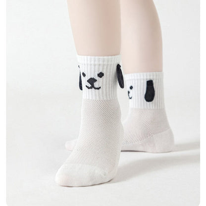 MyKids-USA® Baby Kids Boys and Girls Breathable Puppy Cartoon Pattern Socks Set