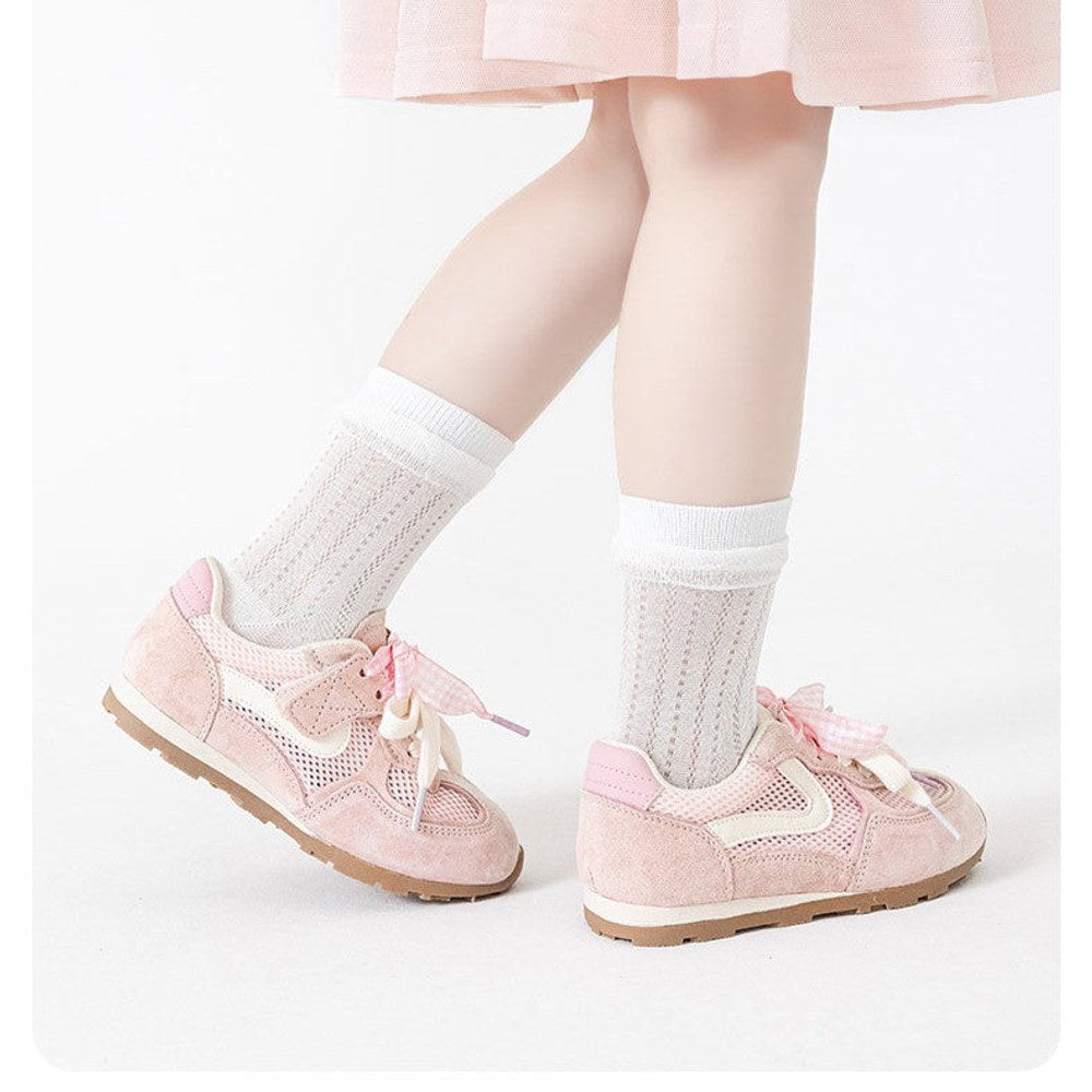 MyKids-USA® Baby Kids Boys and Girls Breathable Letters and Striped Pattern Socks Set