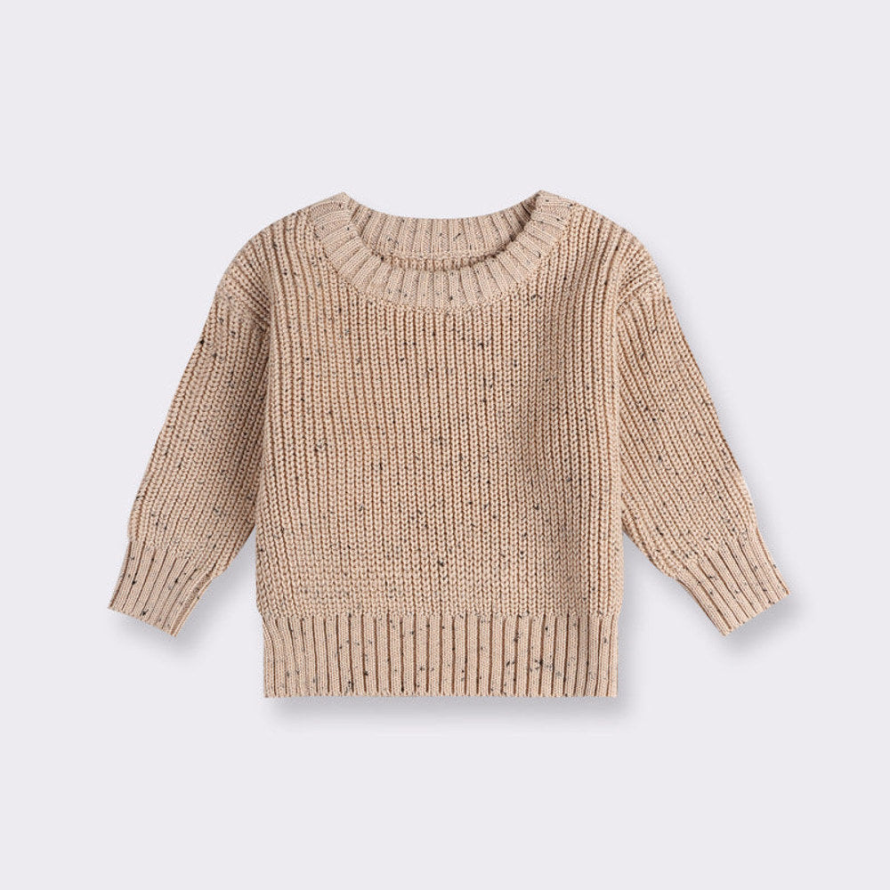 MyKids-USA® Kids Long Sleeves Dots Pattern Pullover and Pants Knitted Clothes