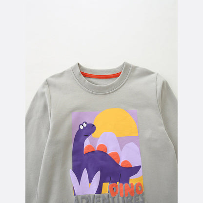 MyKids-USA® Cartoon Pattern Long Sleeves Pullover for Boys