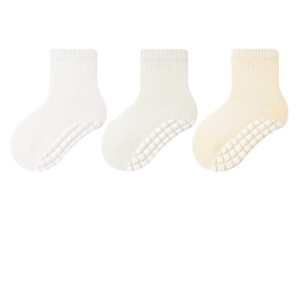 MyKids-USA® Baby Kids Boys and Girls Breathable Anti-Slip Color Patchwork Socks Set