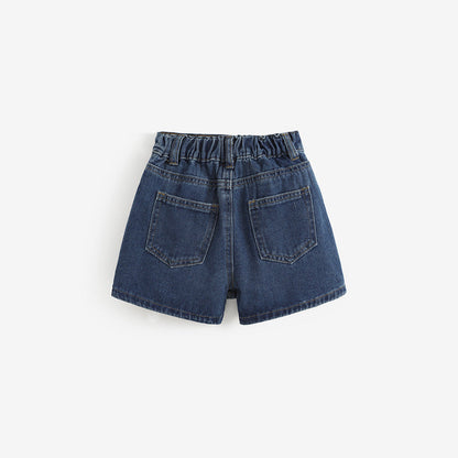 MyKids-USA® Girls Plain Denim Shorts