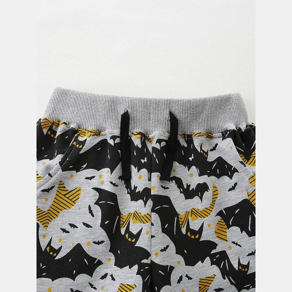 MyKids-USA® Kids Boys Halloween Cartoon Pattern Pants