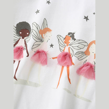 MyKids-USA® Baby Kids Girls Long Sleeves Cartoon Pattern Sweatshirt and Striped Pants Clothing Set