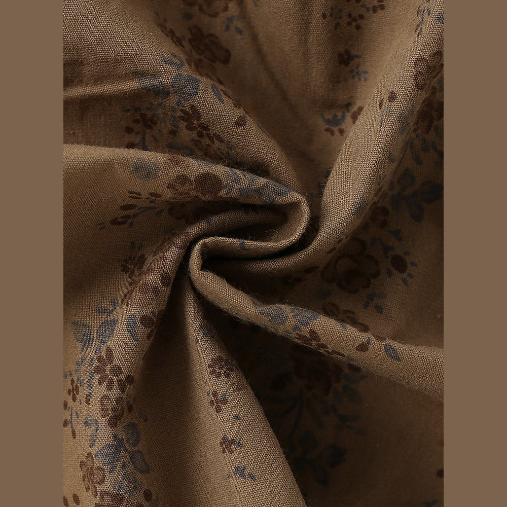 MyKids-USA® Baby Kids Girls Short Sleeves Vintage Flowers Pattern Dress