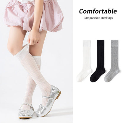 MyKids-USA® Baby Kids Girls Breathable Thin Solid Color Stockings