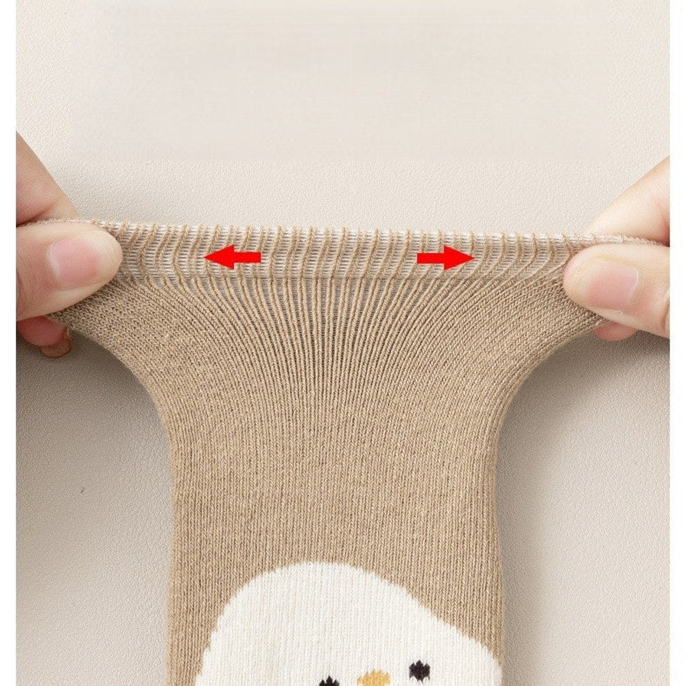 MyKids-USA® Baby Unisex Breathable Cartoon Pattern Warm Socks Set