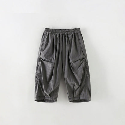 MyKids-USA® Kids Solid Color Loose Fit Casual Pants