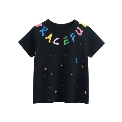 MyKids-USA® Letters Pattern T-shirt for Boys