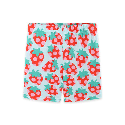 MyKids-USA® Baby Kids Girls Strawberry Shorts