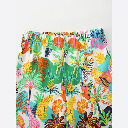 MyKids-USA® Baby Kids Girls Jungle Cartoon Pattern Shorts