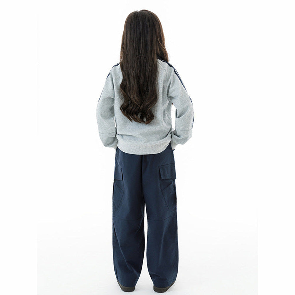 MyKids-USA® Kids Girls Long Sleeves Letters Pattern Sweatshirt and Solid Color Pants
