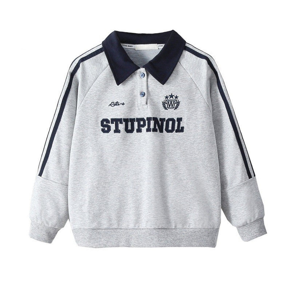 MyKids-USA® Kids Girls Long Sleeves Letters Pattern Sweatshirt and Solid Color Pants