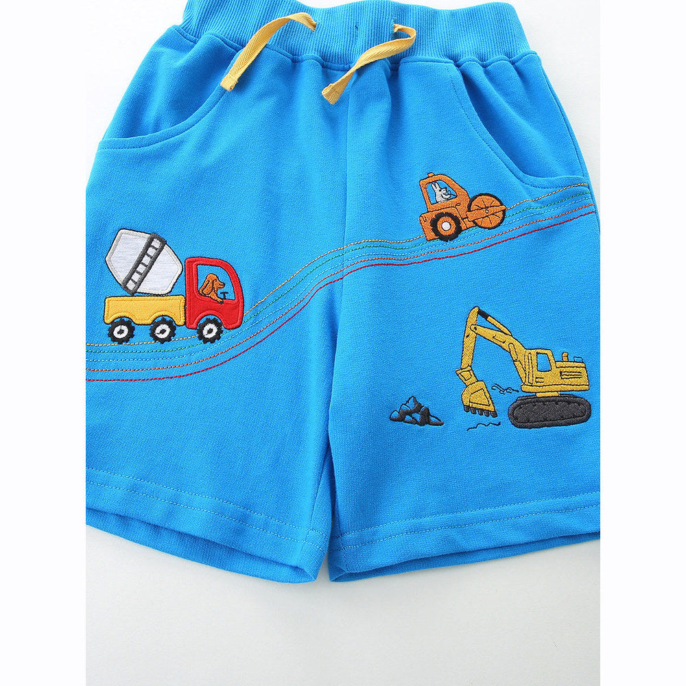 MyKids-USA® Summer Arrival Baby Kids Boys Cotton Casual Style Cartoon Pattern Shorts
