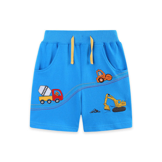 MyKids-USA® Baby Kids Boys Cotton Casual Style Cartoon Pattern Shorts