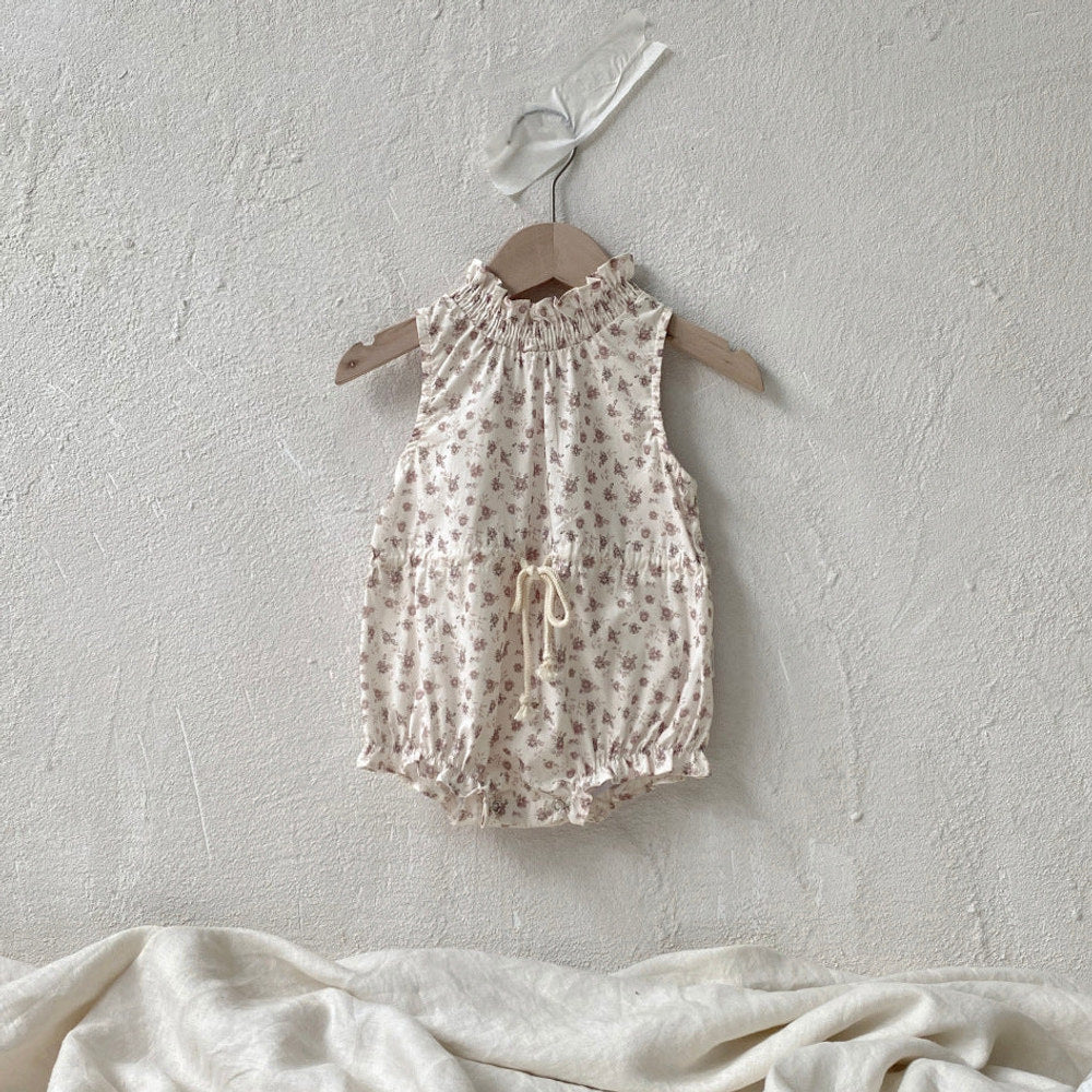 MyKids-USA® Summer Arrival Baby Girls Sleeveless Cute Floral Pattern Bodysuit