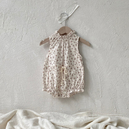 MyKids-USA® Summer Arrival Baby Girls Sleeveless Cute Floral Pattern Bodysuit