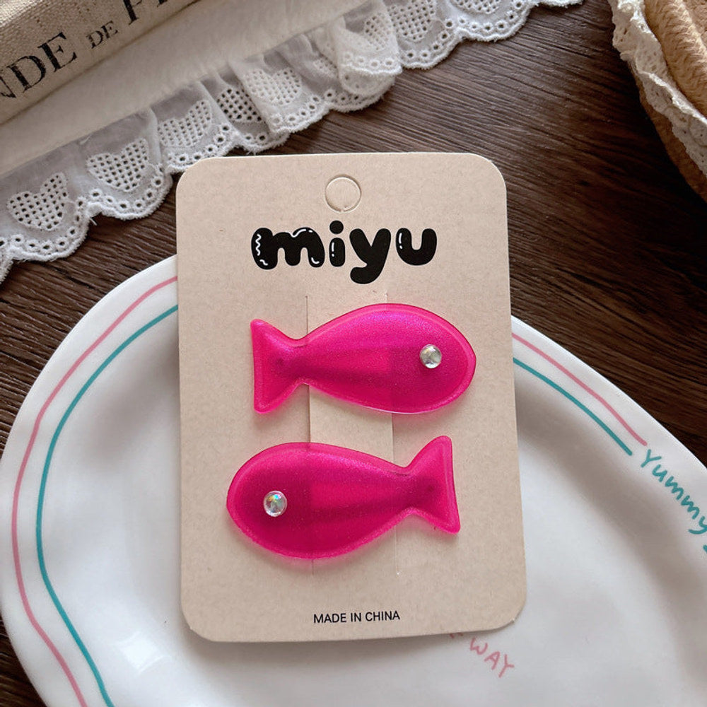 MyKids-USA® Collection of Cute Sparkly Fish Baby Clips