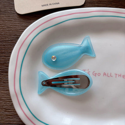MyKids-USA® Collection of Cute Sparkly Fish Baby Clips