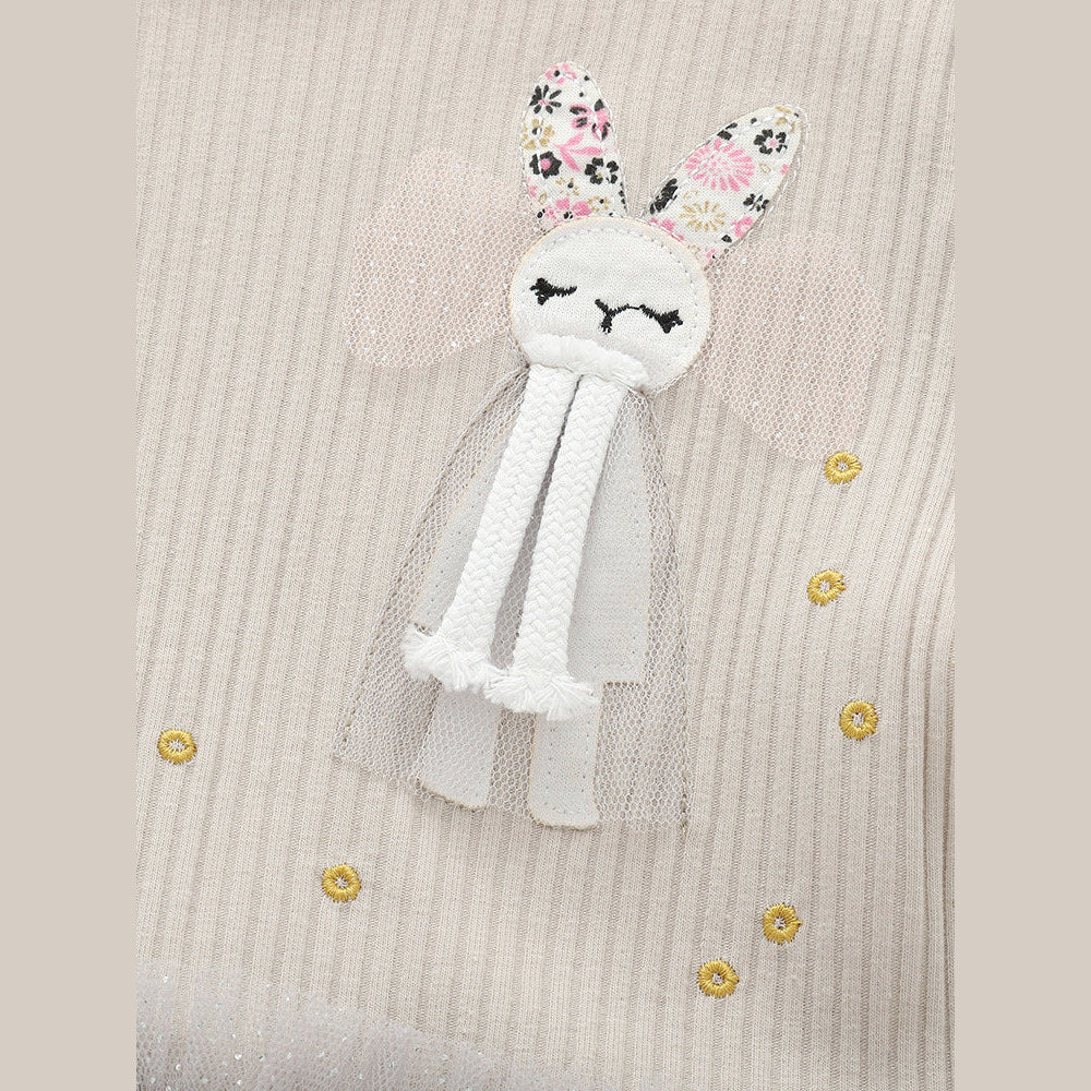 MyKids-USA® Summer Hot Selling Cute Cartoon Pattern Short Sleeves Tulle Dress for Stylish Girls