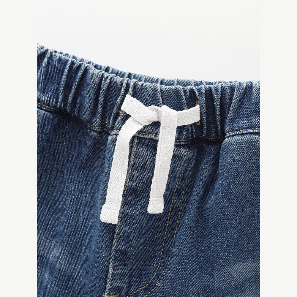 MyKids-USA® Arrival Summer Girls Striped Denim Shorts
