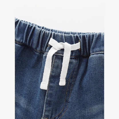 MyKids-USA® Arrival Summer Girls Striped Denim Shorts