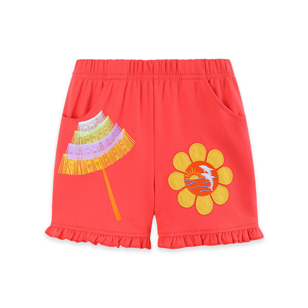 MyKids-USA® Arrival Summer Baby Kids Girls Embroidered Shorts