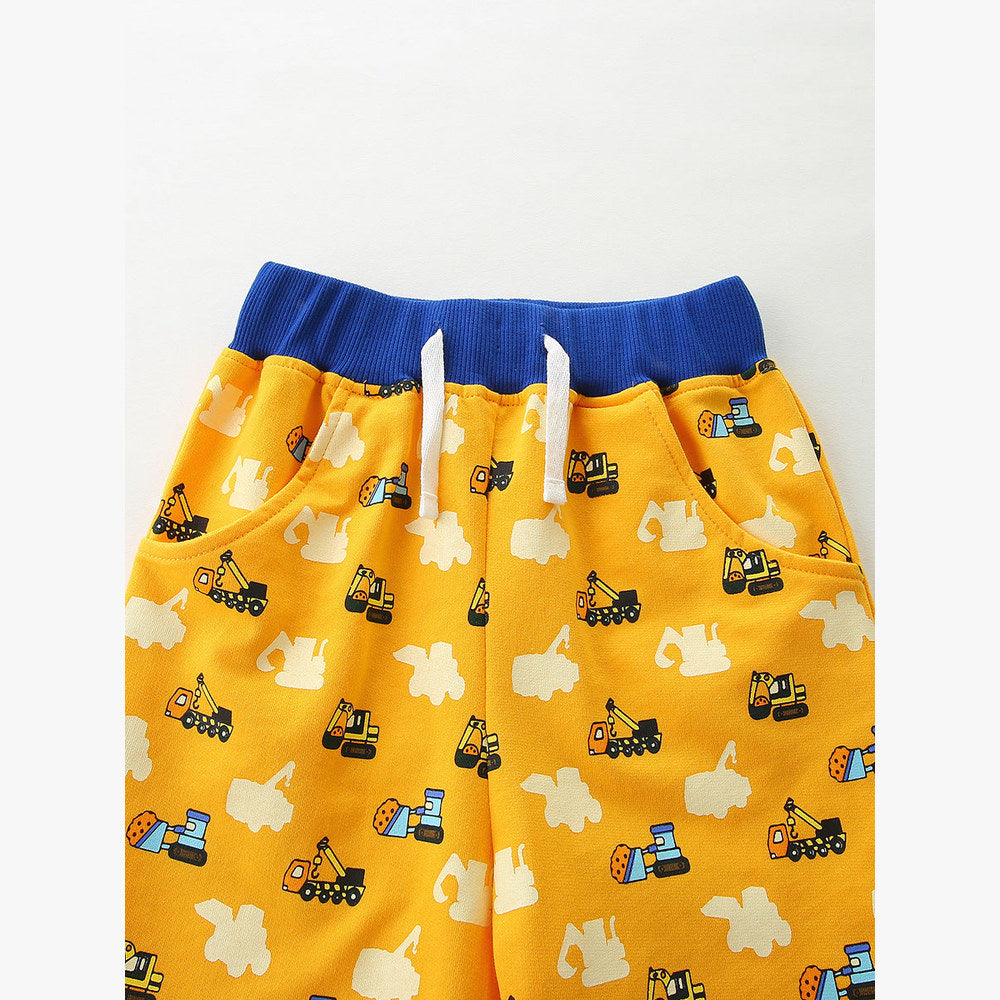 MyKids-USA® Summer Arrival Baby Kids Boys Cotton Color Patchwork Cartoon Pattern Shorts