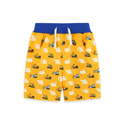 MyKids-USA® Summer Arrival Baby Kids Boys Cotton Color Patchwork Cartoon Pattern Shorts